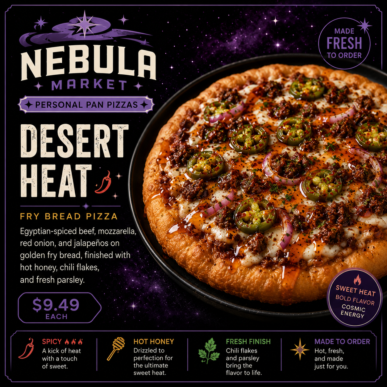 Desert Heat Pizza